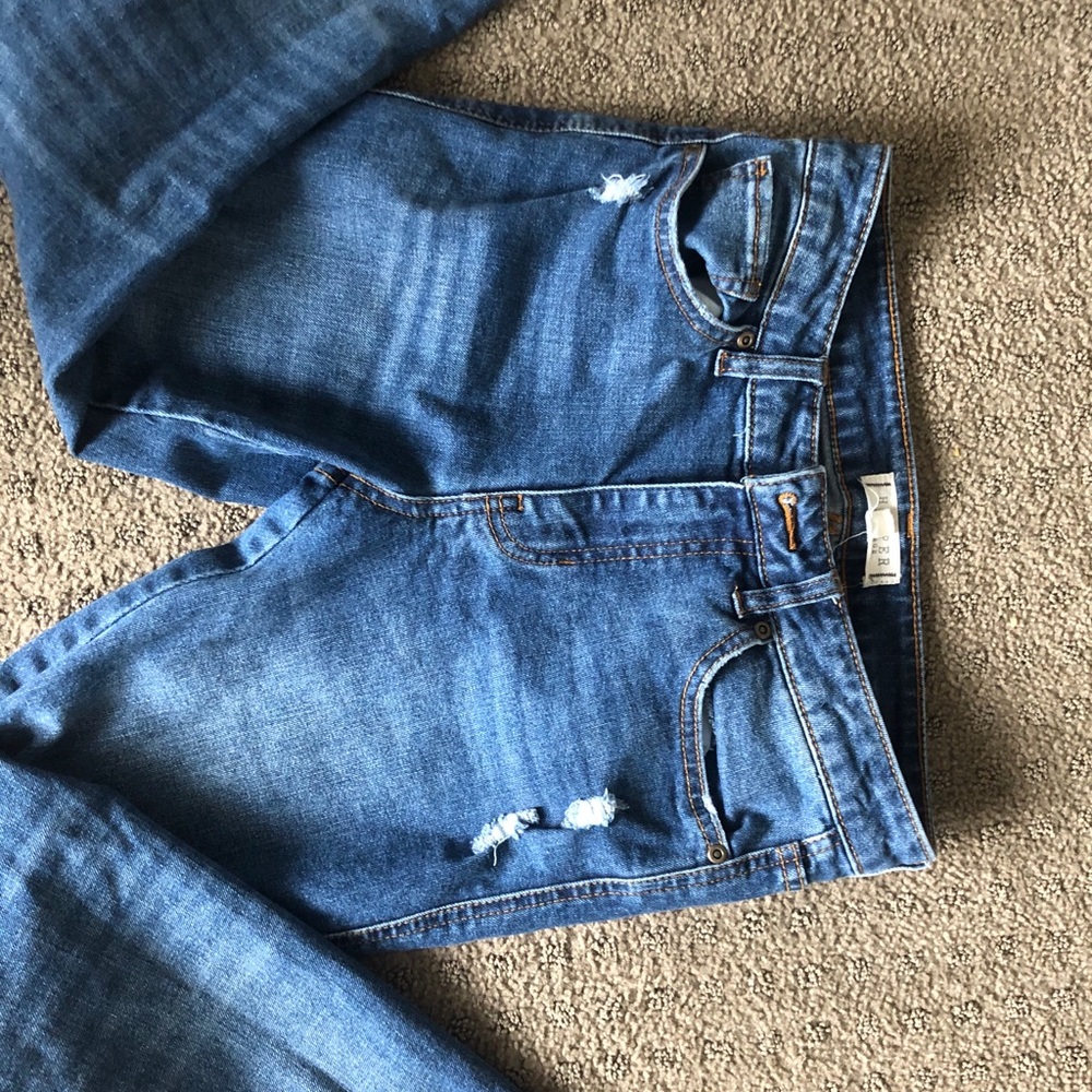 Dark blue skinny jeans with rips - Picture 9 of 9
